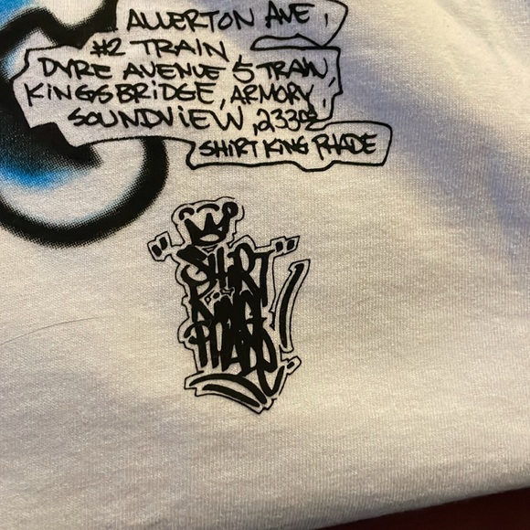 Awake Men’s Large white t-shirt.NWOTFire benefit. Limited release airbrushed - Picture 9 of 11